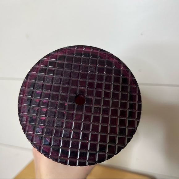 Starbucks Plum Disco Grid Limited Edition Tumbler 24oz - Picture 3 of 4